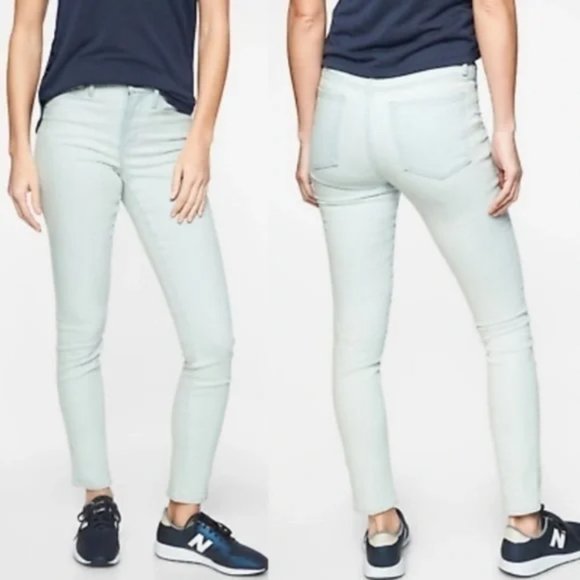 Athleta Sculptek Light Wash Skinny Jeans Size 8 - Picture 1 of 10